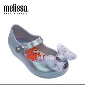 Mini Melissa Original Big Bow Ariel Jellies Size 7